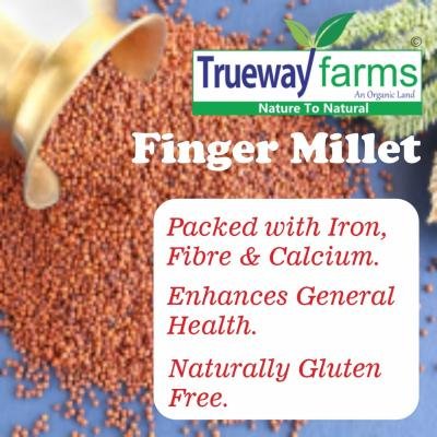 Trueway Farms Organic Finger Millet (ragi) 1.85 Kg