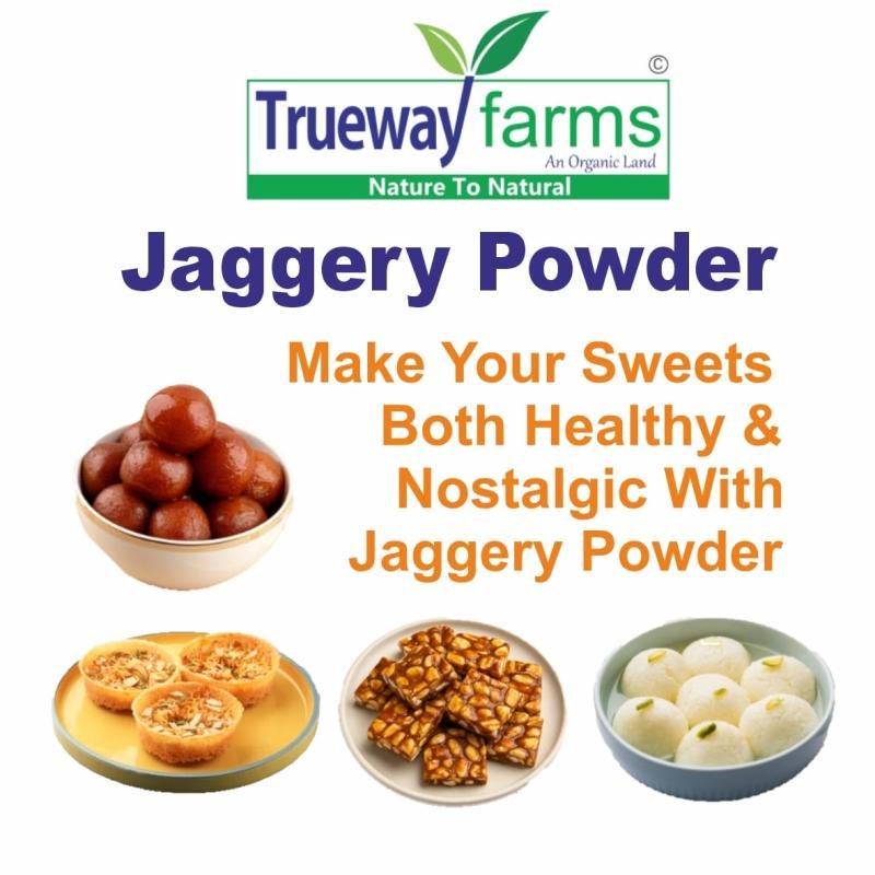 Trueway Farms Organic Jaggery Powder (gud Powder) 1.85 Kg