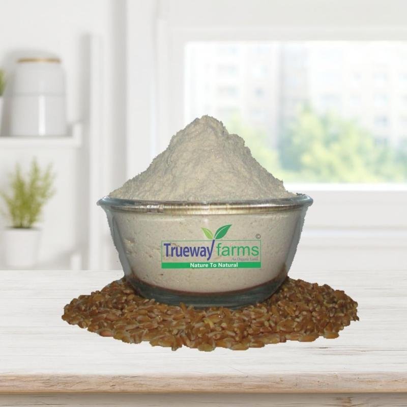 Trueway Farms Organic Bansi Wheat Flour (bansi Gehu Atta) -1.85 Kg | Stone Grounded Flour | Soft Roti Atta | High Fiber, Low Gi | Rich In Nutrients